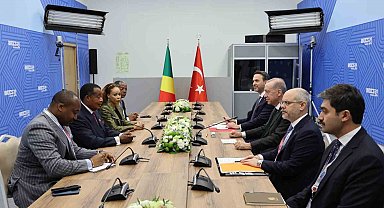 Cumhurbaşkanı Erdoğan, Kongo Cumhuriyeti Devlet Başkanı Nguesso ile görüştü