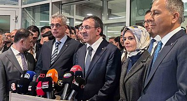 Cumhurbaşkanı Yardımcısı Yılmaz: "Teröristler ve bunları araç olarak kullananlar hiçbir zaman amaçlarına ulaşamayacaklar"