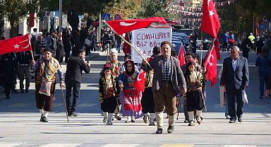 Cumhuriyet'in 101'inci yılı Burdur'da coşkuyla kutlandı