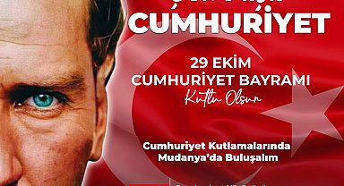 Cumhuriyet'in 101. yaşı Mudanya'da coşkuyla kutlanacak