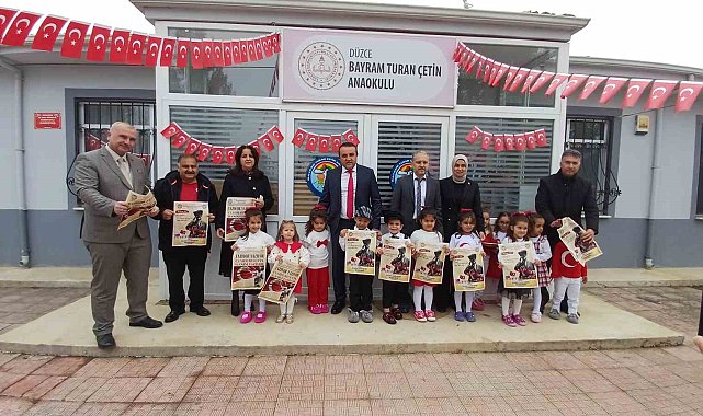 Cumhuriyetin ilanını minikler duyurdu