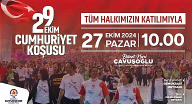 Denizli'de Cumhuriyet Koşusu heyecanı