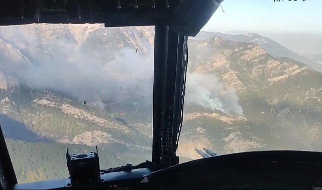 Denizli'deki orman yangını büyük ölçüde kontrol altına alındı