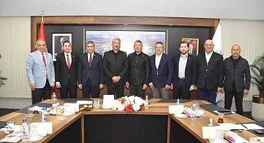 Denizlispor'dan Denizli OSB yönetimine tebrik ziyareti