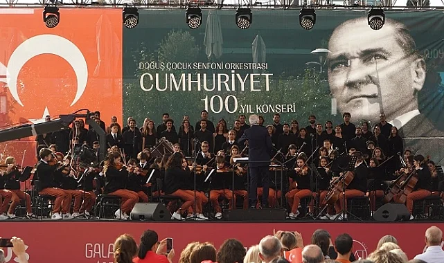 Doğuş Çocuk Senfoni Orkestrası Cumhuriyet'e hazırlanıyor