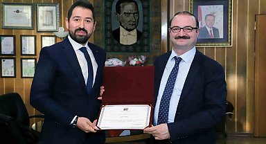 Dr. Eroğlu TEKNOFEST başarısını Rektör Hacımüftüoğlu ile paylaştı