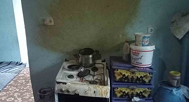 Düdüklü tencere patladı, ev kullanılamaz hale geldi