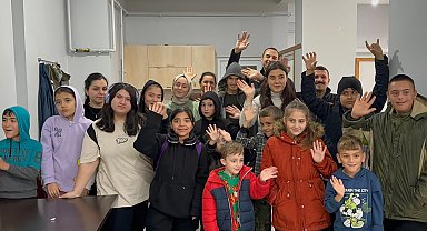 Düzce'de engelli çocuklara itfaiye tatbikatı