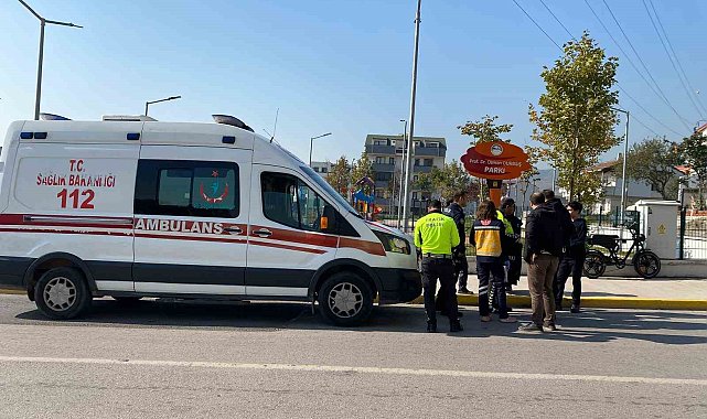 Elektrikli bisikletten düşen 2 çocuk yaralandı