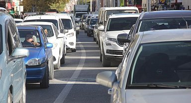 Erzincan'da araç sayısı 75 bin 803 oldu