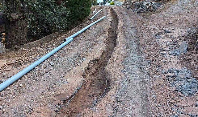 Fethiye'de eskiyen içme suyu hatları yenileniyor