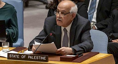 Filistin'in BM Daimi Gözlemcisi Mansur: "Bu soykırımı durdurun ya da sonsuza kadar susun"