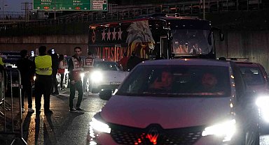 Galatasaray, derbi için stada geldi