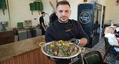 Gaziantep'in 500 yıllık katmeri Dubai çikolatasıyla buluştu