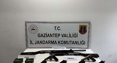 Gaziantep'te 8 adet ruhsatsız silah ele geçirildi