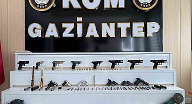 Gaziantep'te silah kaçakçılarına operasyon: 2 gözaltı