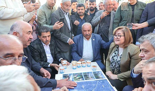 Hacıbaba Mahallesi'nde Fatma Şahin'e sevgi seli
