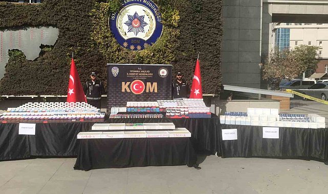İstanbul'da 200 milyon liralık kaçak ilaç ele geçirildi: 5 gözaltı