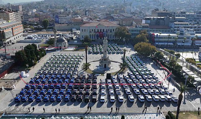 İzmir'de emniyet ve jandarmaya 688 yeni araç