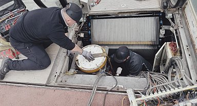 İzmit'teki yürüyen merdivene motor tadilatı