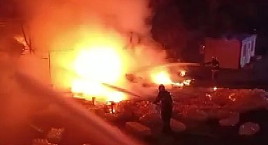 Kahramanmaraş'ta iş yeri yangını