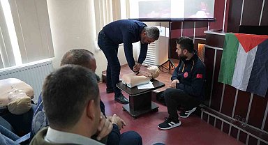 Kahta Belediyesi personeline ilk yardım eğitimi