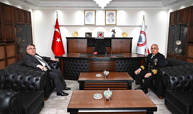 Kdz. Ereğli Bölge ve Garnizon Komutanı Albay Öztürk'ten Rektör Özölçer'e ziyaret
