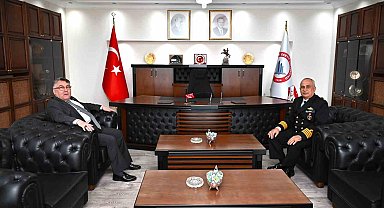 Kdz. Ereğli Bölge ve Garnizon Komutanı Albay Öztürk'ten Rektör Özölçer'e ziyaret