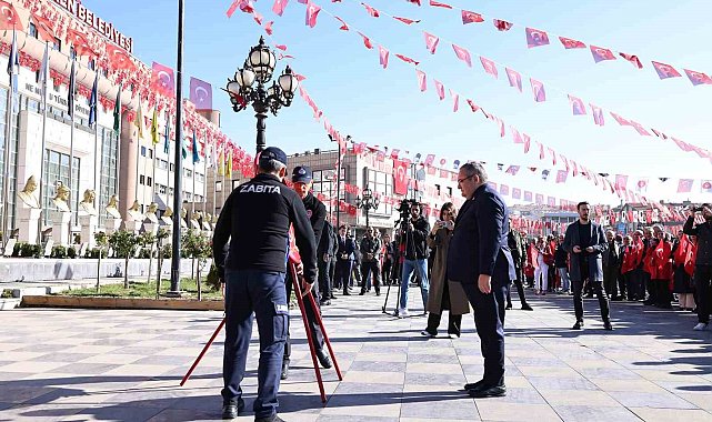 Keçiören'de Cumhuriyet Bayramı'nın 101. yılı kutlandı