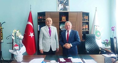 Keşan Kaymakamı Cemalettin Yılmaz'dan Mehmet Kerman'a ziyaret