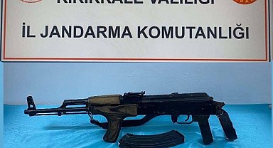Kırıkkale'de kalaşnikofla yakalanan şahıs gözaltına alındı