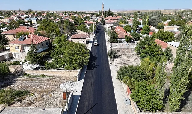 Kocasinan'da Düver Mahallesi ana yolu yenilendi