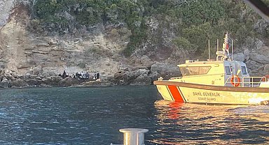 Körmen liman mevkiinde 6 çocuk ve 21 düzensiz göçmen yakalandı