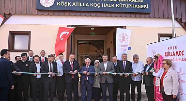 Köşk Atilla Koç İlçe Halk Kütüphanesi törenle hizmete açıldı