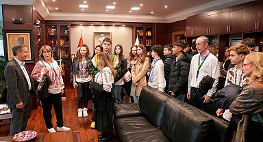 Köstenceli öğrencilerden Başkan Ataç'a ziyaret