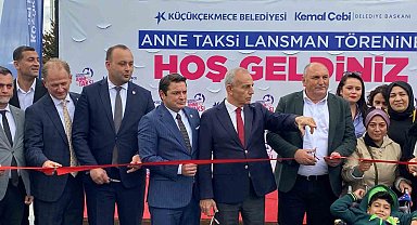 Küçükçekmece Belediyesi'nden 'Anne taksi' projesi hayata geçirildi