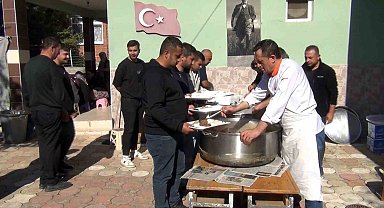 Kumbaba köyünde kurbanlar kesildi, şükür duaları yapıldı