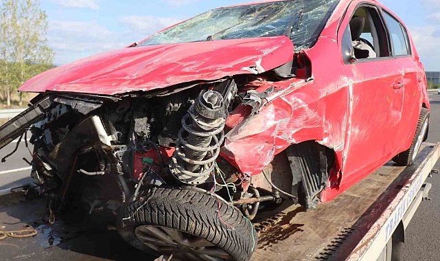Kuzey Marmara Otoyolu'nda korkutan kaza: 4 yaralı
