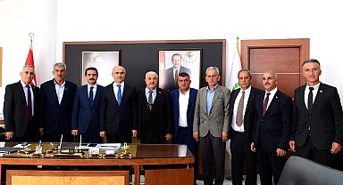 Malatya'da Başkan Er, muhtar dernek başkanlarını kabul etti