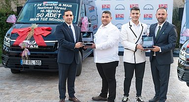 MAN toplu teslimatını Antalya'da yaptı