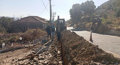Manisa'da bir bölgeye daha sağlıklı ve kesintisiz içme suyu hattı
