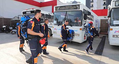 Mersin Büyükşehir Belediyesi'nden deprem tatbikatı