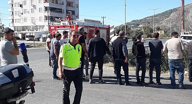 Mersin'de ticari araç dereye uçtu: 1 yaralı