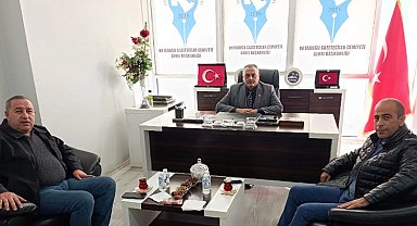 Mesut Demir ve İsrafil Avcı'dan Ağrı'da OGC Genel Başkanı Aydın'a ziyaret