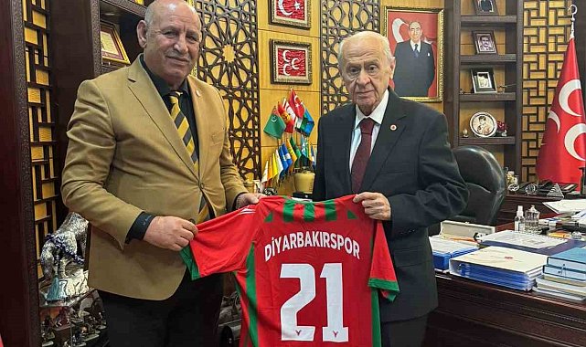 MHP Diyarbakır İl Başkanı ve Diyarbakırspor Kulüp Başkanından Bahçeli'ye ziyaret