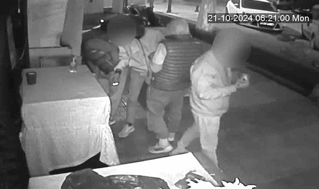 Milas'ta market hırsızları güvenlik kameralarına takıldı