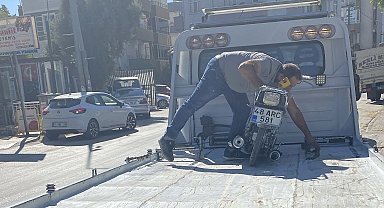 Milas'ta trafiği tehlikeye düşürmüştü, cezası kesildi