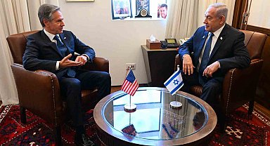 Netanyahu, ABD Dışişleri Bakanı Blinken ile bir araya geldi