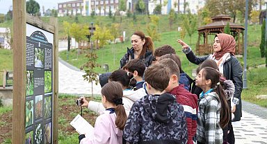 Öğrencilerden, Düzce Üniversitesi Botanik Bahçesi'ne ziyaret