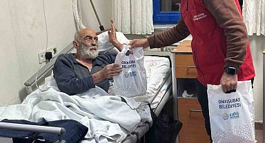 Onikişubat Belediyesi, hasta ve yakınlarına moral oluyor